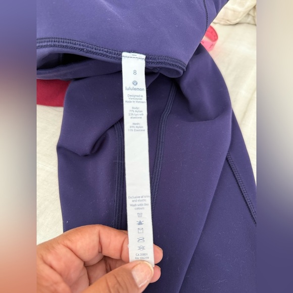 Lululemon Athletica Rich Purple Leggings - Picture 4 of 5